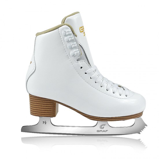 High Quality White Ice Skating Shoes Fashionable Winter Figure Skate Boots for Ice Rink Sports Exclusive for Asia