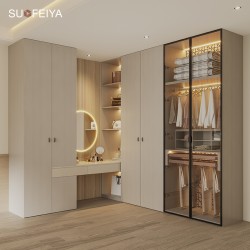 Sofeyia Customized Wardrobe Clothes Cuboard Wardrobe Bedroom Furniture Design Made in China