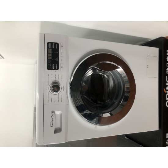7kg Front Load Washing Machine White Color with Universal Motor Fully Automatic Home Appliances