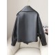 JT3144 New Women Genuine Sheep Leather Loose Style Coat Lady Female Real Sheep Skin Short Jacket Coats