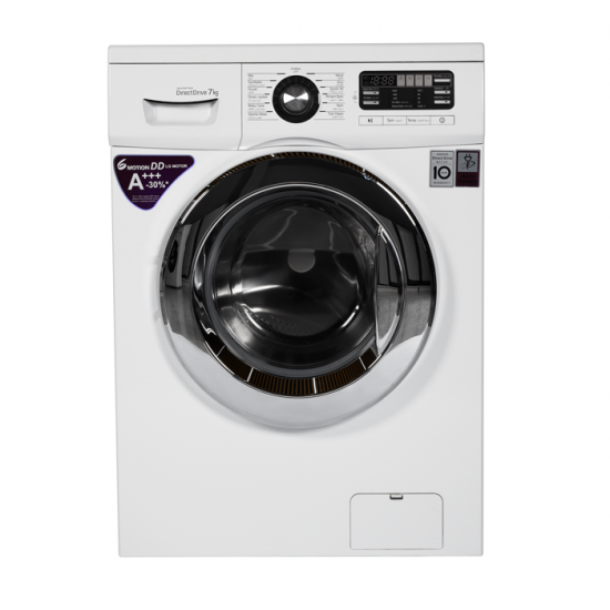 7kg Front Load Washing Machine Fully Automatic Washer Universal Motor Belt LED Light Stainless Steel Home Appliance