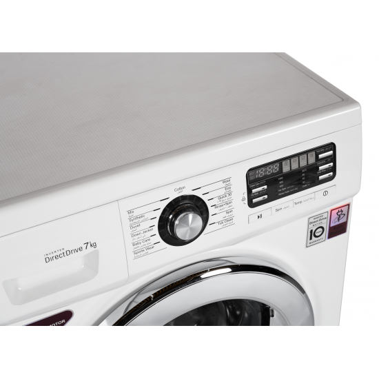 7kg Front Load Washing Machine Fully Automatic Washer Universal Motor Belt LED Light Stainless Steel Home Appliance