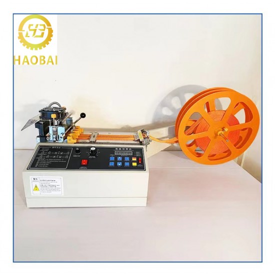 Suppliers Automatic Hot Knife Round Shape Naylon Manual Belt Lanyard Ultrasonic Cutex Hole Punching Webbing Cutting Machine