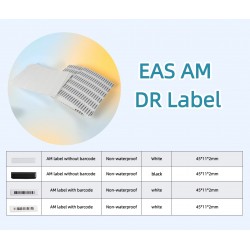 Anti Theft EAS Label Sticker EAS AM DR Label  EAS 58khz Anti Theft Barcode DR Label for Shopping Mall and Supermarket