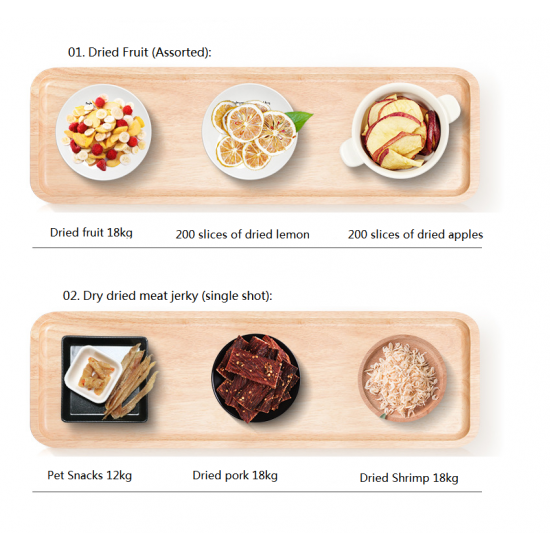 Small 50kg Fruit Vegetables Washing China Dryer Fruits Food Vacuum Drying Machine