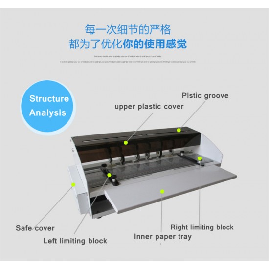 SG-H500 A3 460mm Size Manual Creasing , Cutting Machine, Perforating Machine