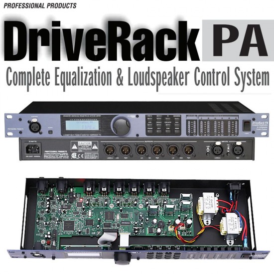 Paulkitson Professional Audio Processor DriveRack PA Metal DSP Audio Signal Expert Sound Equipment
