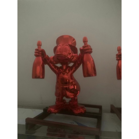 Creative Customized Money Bag  Pop Art Statues Home Decor Modern Resin Sculpture  Crafts and Arts for Gifts