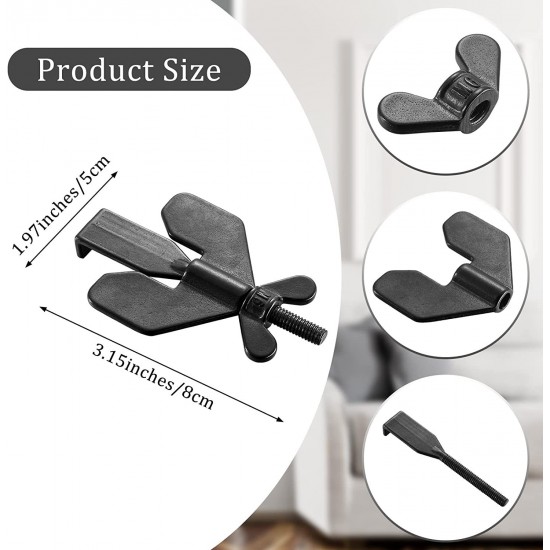 Inside Opening Door Blocker Hotel Security Door Blocker Solitary Portable Wolf Deterrent for Hotel Home Apartment Door Blocker