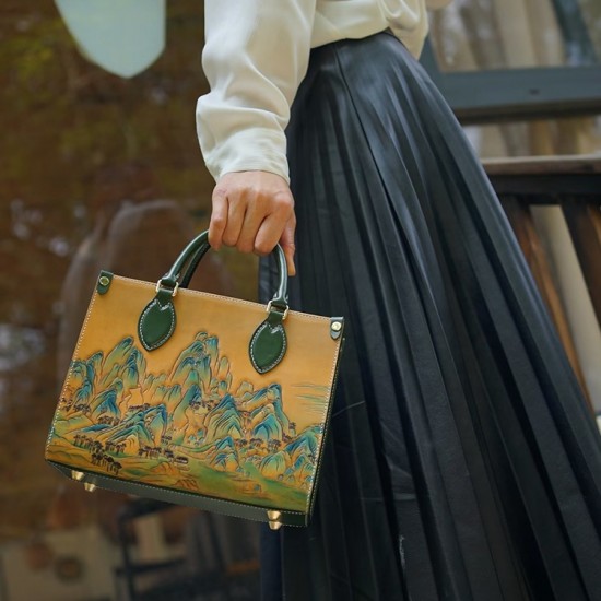 SNIAL Handcraft Fashion  Design  Leather Women Handbags Custom Embossed Vegan Leather Crossbody Bag Elegant Women'S Shoulder Bag