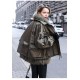 Real Two-piece Raccoon Fur Coat, Elegant and Fashionable Ladies Coat, Warm and Comfortable Women's Coat Winter Long F=one Size