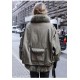 Real Two-piece Raccoon Fur Coat, Elegant and Fashionable Ladies Coat, Warm and Comfortable Women's Coat Winter Long F=one Size