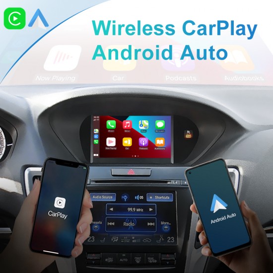Wireless Apple Carplay for Acura MDX RDX TLX ILX RLX 2014-2018 Android Auto Support Rear Camera Mirror Link AirPlay Radio Player