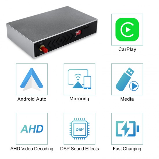 Wireless Apple Carplay for Acura MDX RDX TLX ILX RLX 2014-2018 Android Auto Support Rear Camera Mirror Link AirPlay Radio Player