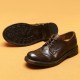 S0094Y Business Casual Leather Shoes Men's  Water Washing    Bottom Round Head Round Head Foreign Trade Handmade