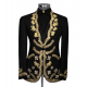 Embroidery Men Suits Groom  Wedding Tuxedo Party Business Applique Blazer for Men 3 Piece Jacket Vest Pants