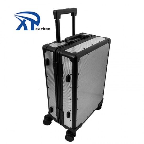 New Product Colourful Travel Trolley Carbon Fiber Luggage Bag Classic Suitcase Sets