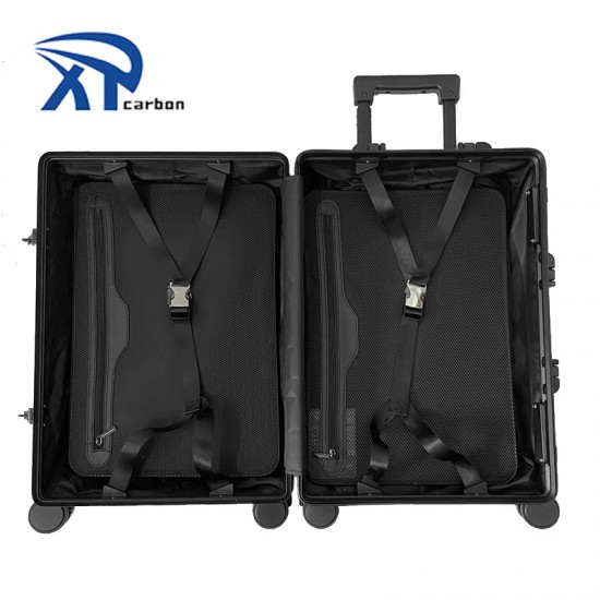 New Product Colourful Travel Trolley Carbon Fiber Luggage Bag Classic Suitcase Sets