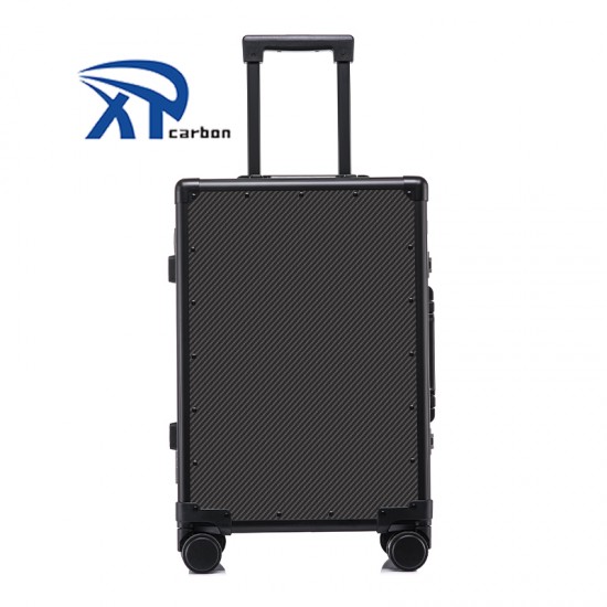 New Product Colourful Travel Trolley Carbon Fiber Luggage Bag Classic Suitcase Sets