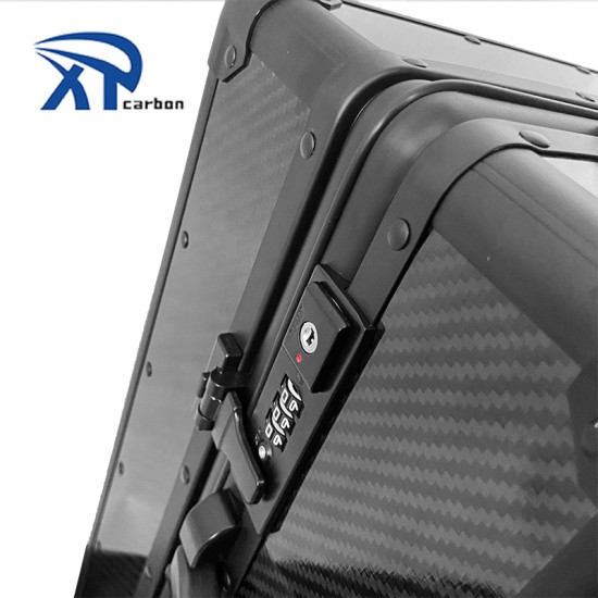 New Product Colourful Travel Trolley Carbon Fiber Luggage Bag Classic Suitcase Sets