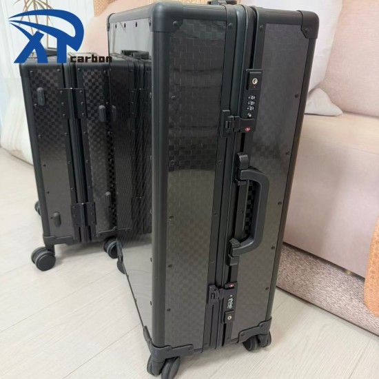 OEM Factory Carbon Fiber Suitcase Classic Suitcase Sets 20 Inch Carbon Fiber Airplane Bag