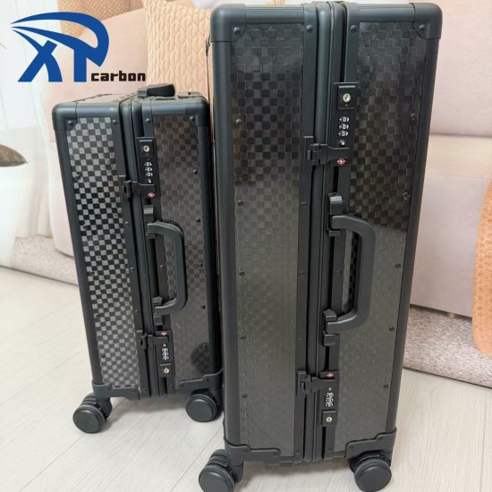 OEM Factory Carbon Fiber Suitcase Classic Suitcase Sets 20 Inch Carbon Fiber Airplane Bag