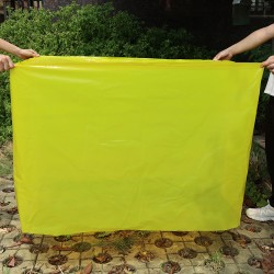 T001C Industrial Dust Proof Big Square Bottom PE Plastic Bag Gusseted Pallet Covers Sheets