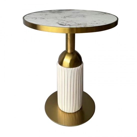 Contemporary Modern Style Metal Side Table Italian Design Round Transparent Acrylic Bed Side Table Pata De Mesa Coffee Table Leg