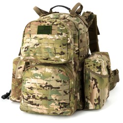 AKMAX Outdoor Camping Hiking Hunting Assault Rucksack Bag Custom Logo Camouflage Tactical Backpack