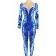 Shiny Photoshoot Mirror Sequins Ladies Rompers Dancing Clothes Long Sleeve Show Bodysuit Women Night Club Bodycon Jumpsuits