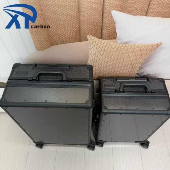 Factory Direct Sale Travel Trolley Honeycomb Carbon Fiber 20"luggage Usb Charging Port Luggage Trolly Bag
