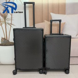 Extremely Tough 24inch Honeycomb Carbon Fiber Suitcase Business Travel Luggage Bags Usb Carbon Fiber Luggage