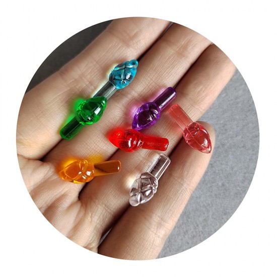 Ceramic Christmas Tree Replacement Lights Christmas Plastic Lights Set Multi Colors Olive Pentagram Shaped Christmas Bulbs Color