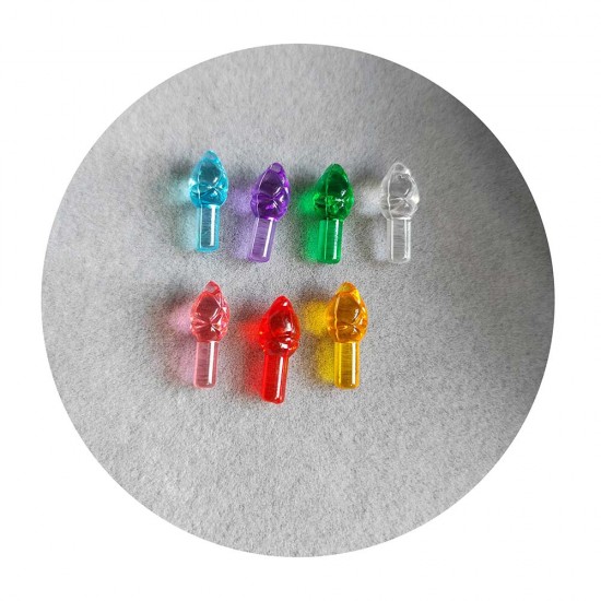 Ceramic Christmas Tree Replacement Lights Christmas Plastic Lights Set Multi Colors Olive Pentagram Shaped Christmas Bulbs Color