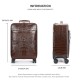 MARRANT Men Business Crocodile Luggage 20 Inch Suitcase Carry on Luggage Aluminum Suitcase Trolley Leather Suitcase Luggage