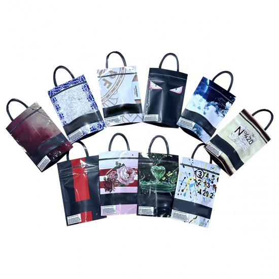 Pro Packaging Custom Mylar Bags 3.5G Free Design Creation Digitally Printed Zipper Bags with Barrier 100 Pcs Food Industry