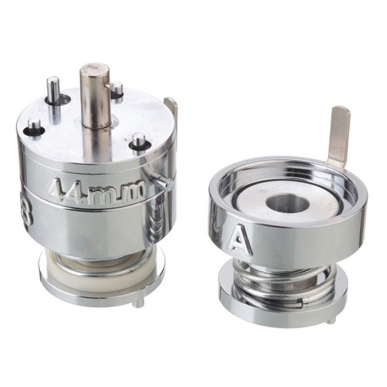 44mm Durable Steel Auto Badge Maker Machine New Condition Easy Pin Plastic Button Cutter Manual Button Making Machines