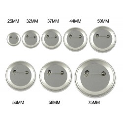 44mm Durable Steel Auto Badge Maker Machine New Condition Easy Pin Plastic Button Cutter Manual Button Making Machines