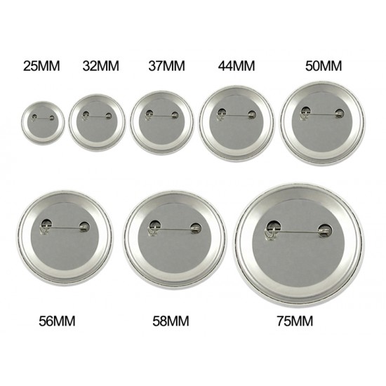 44mm Durable Steel Auto Badge Maker Machine New Condition Easy Pin Plastic Button Cutter Manual Button Making Machines