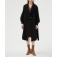 Mailard Style Ladies Coat Winter Classic Double-Faced Fleece Mid-Length Double Lapel Loose Fit Woolen Material Long Length