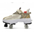 Women's Deformation Roller Skates Shoes Double Row Four Wheels Roller Skate for Girl Women Dual Purpose Skateboard Sneaker Shoes
