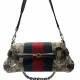 chain shoulder bag of woman