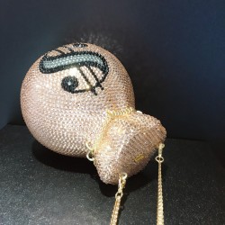 Amiqi MRY125 Factory Wholesales Crystal Rhinestone Clutch Bag for Prom Party Diamante Flowers Vase Minaudere Women Evening Bag