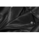 Wholesale High Quality Ladies Sheepskin Coat Chaquetas De Cuero Para Mujer Women Zipper Black Genuine Leather Motorcycle Jacket