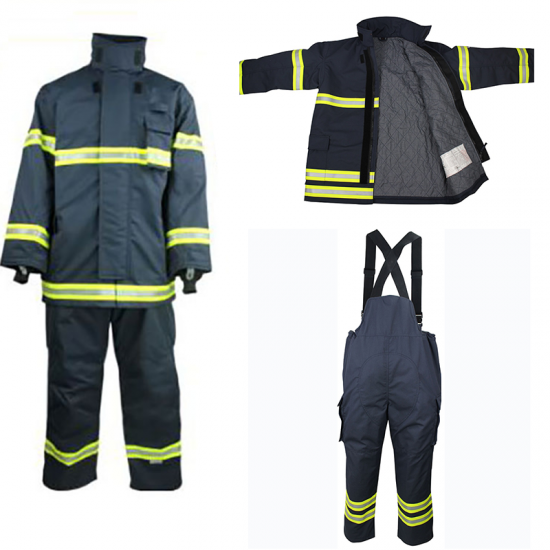 Fire Suit Fireman Uniform for Firefighter Asbestos Protective Clothing