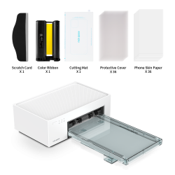 Portable Mini Photo DIY Thermal Sublimation Mobile Phone Skin Printer for Screen Protector Cutting Machines