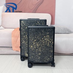 New Designer Carbon Pc Wide Trolley Carry on Travel Bag Forged Suitcase Luggage Hardshell Factory Price Carbon Suitcase