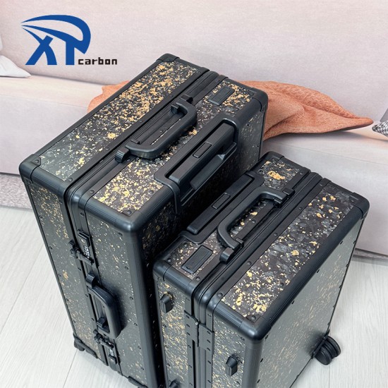 New Designer Carbon Pc Wide Trolley Carry on Travel Bag Forged Suitcase Luggage Hardshell Factory Price Carbon Suitcase
