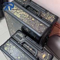 New Designer Carbon Pc Wide Trolley Carry on Travel Bag Forged Suitcase Luggage Hardshell Factory Price Carbon Suitcase