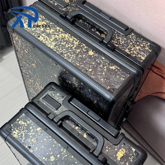 New Designer Carbon Pc Wide Trolley Carry on Travel Bag Forged Suitcase Luggage Hardshell Factory Price Carbon Suitcase